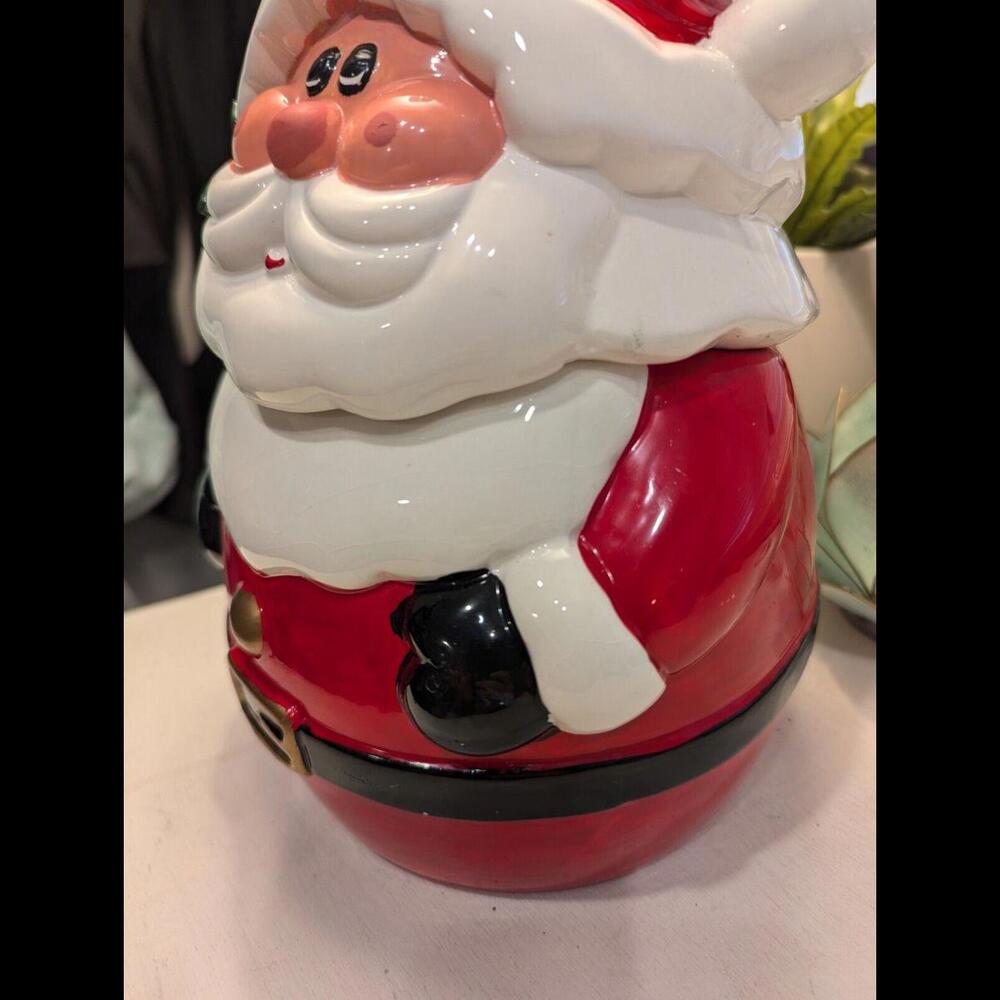Vintage Omnibus Santa Claus Cookie Jar/OCI/Good Condition! - Picture 8 of 9